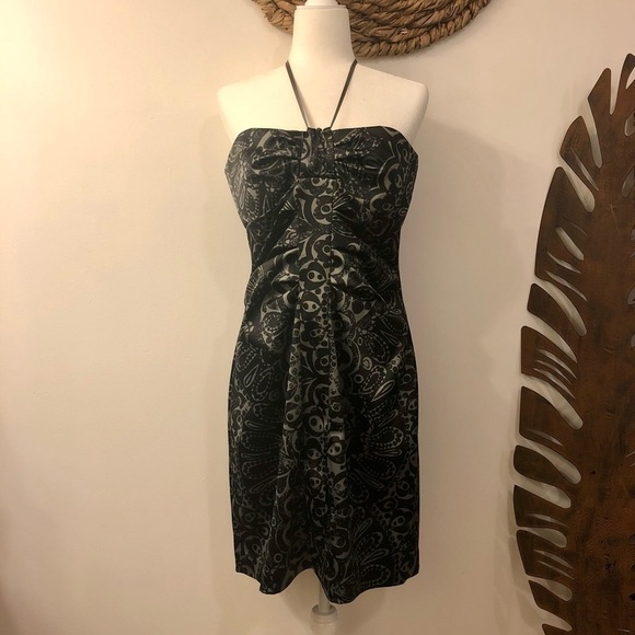 Max & Cleo BCBG Strapless Satin Dress with Sweetheart Neckline Size 12 - Picture 1 of 13